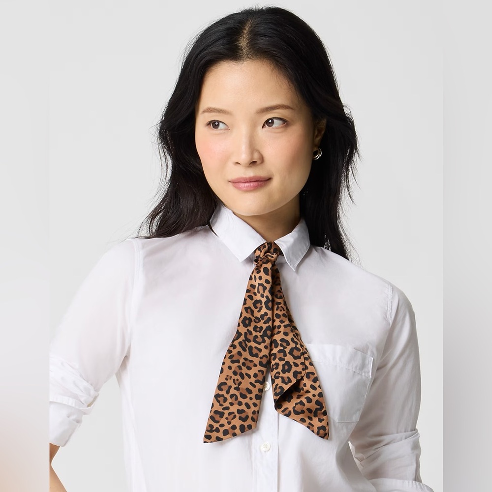 NWT‎ J.Crew Leopard Print Statement Scarf - Picture 4 of 4